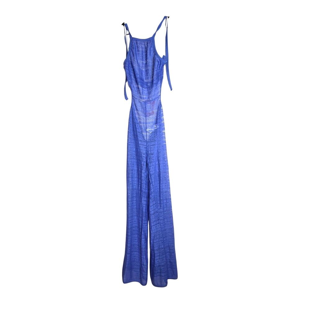 Yitty Ladie's Knit Slip Flare Leg Jumpsuit Size Large